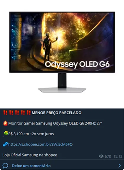 Produto em oferta geral do dia