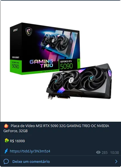 Placa de vídeo com desconto
